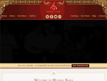 Tablet Screenshot of mughalrasoi.com